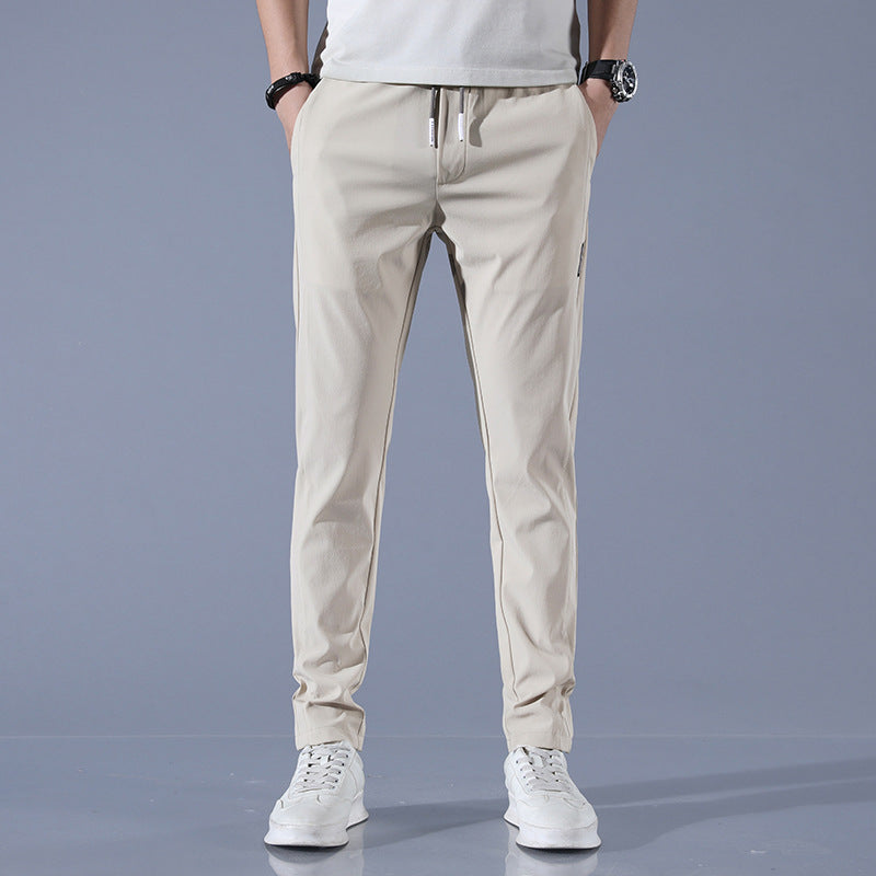 Mid Waist Drawstring Cargo Pants