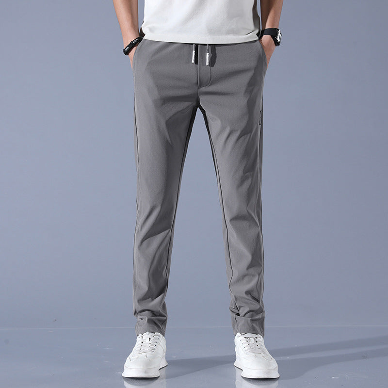 Mid Waist Drawstring Cargo Pants